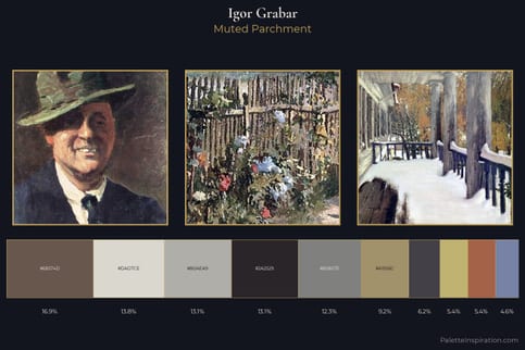 Igor Grabar Master Palette - Muted Parchment