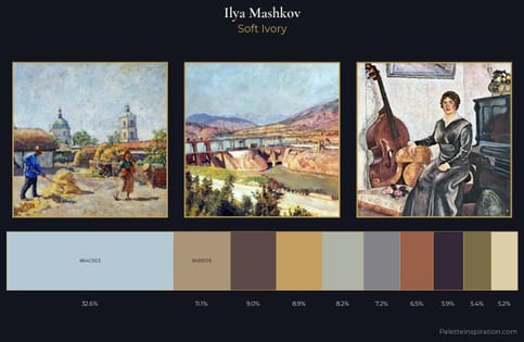 Ilya Mashkov Palette 2 - Soft Ivory