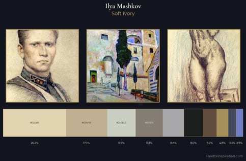 Ilya Mashkov Palette 4 - Soft Ivory