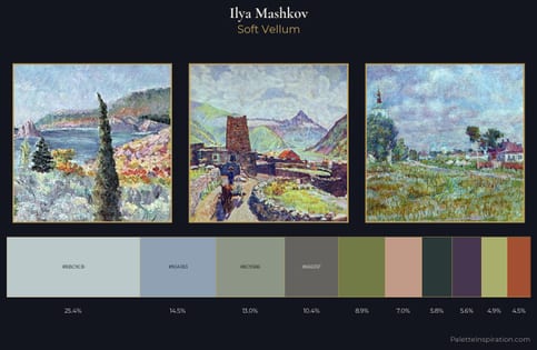Ilya Mashkov Palette 7 - Soft Vellum