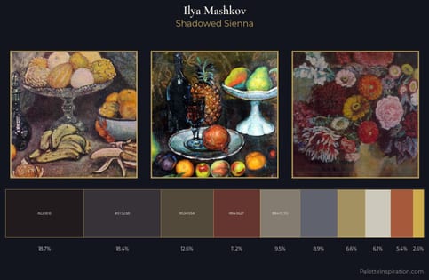 Ilya Mashkov Palette 14 - Shadowed Sienna