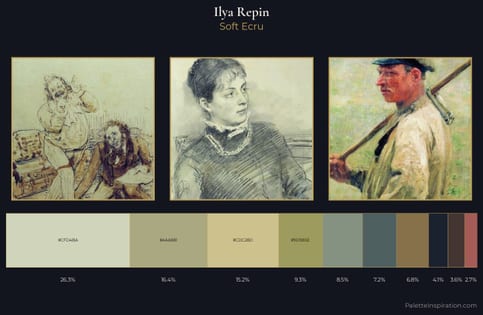 Ilya Repin Palette 4 - Soft Ecru