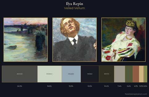 Ilya Repin Palette 8 - Veiled Vellum