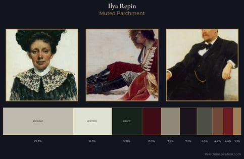 Ilya Repin Palette 16 - Muted Parchment