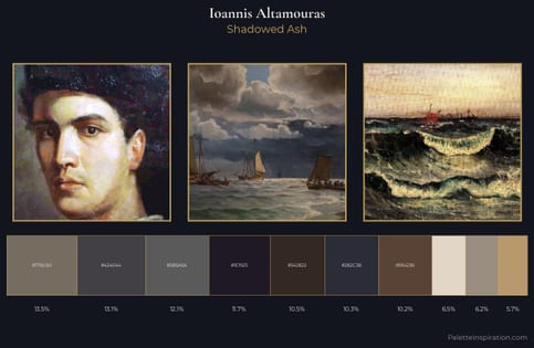 Ioannis Altamouras Palette 6 - Shadowed Ash