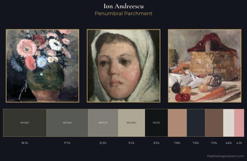 Ion Andreescu Palette 3 - Penumbral Parchment