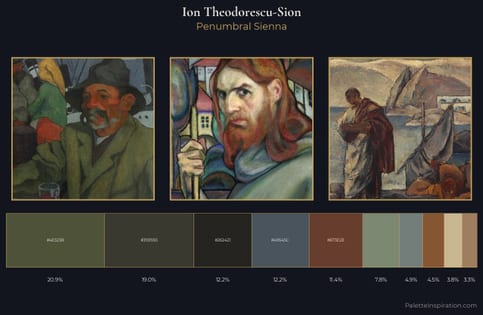 Ion Theodorescu-Sion Palette 8 - Penumbral Sienna