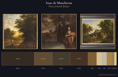 Isaac de Moucheron Palette 1 - Penumbral Bister