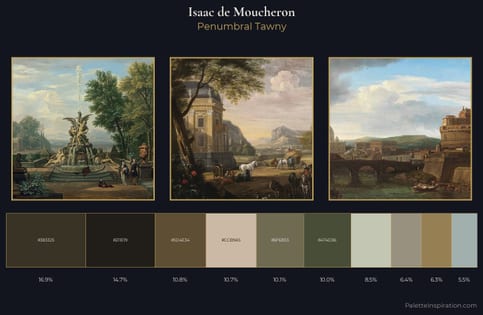 Isaac de Moucheron Palette 2