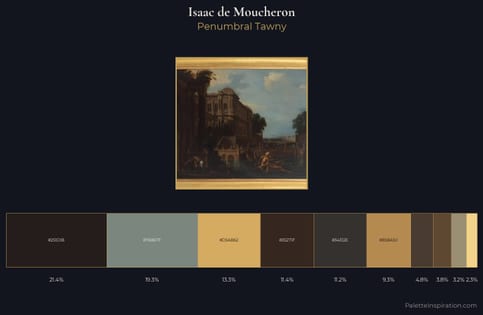 Isaac de Moucheron Palette 5 - Penumbral Tawny