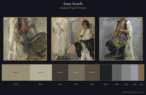 Isaac Israels Palette 6