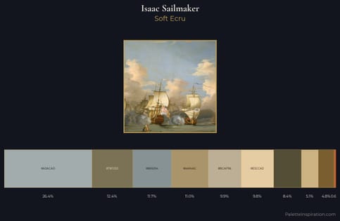 Isaac Sailmaker Palette 1 - Soft Ecru