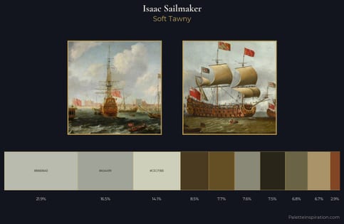 Isaac Sailmaker Palette 3 - Soft Tawny