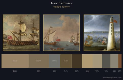 Isaac Sailmaker Palette 4 - Veiled Tawny