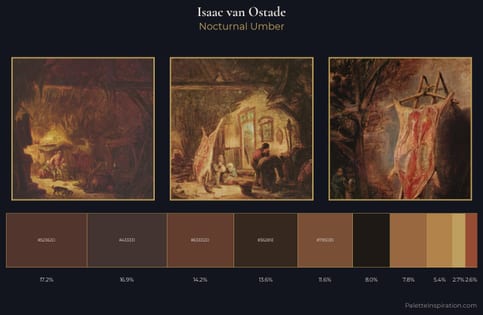 Isaac van Ostade Palette 3