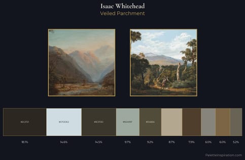 Isaac Whitehead Palette 3 - Veiled Parchment
