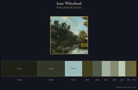 Isaac Whitehead Palette 4 - Penumbral Schist