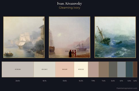 Ivan Aivazovsky Palette 6 - Gleaming Ivory