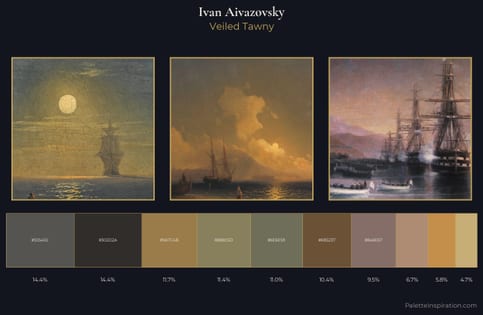 Ivan Aivazovsky Palette 20 - Veiled Tawny