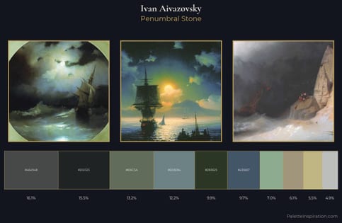 Ivan Aivazovsky Palette 21
