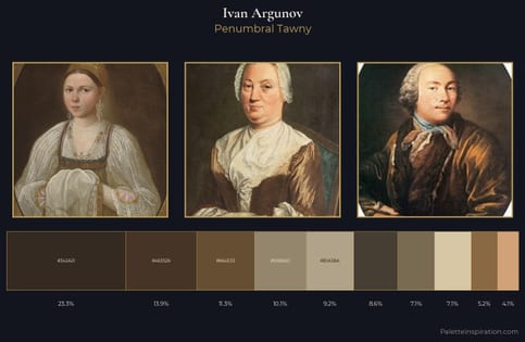 Ivan Argunov Palette 1 - Penumbral Tawny