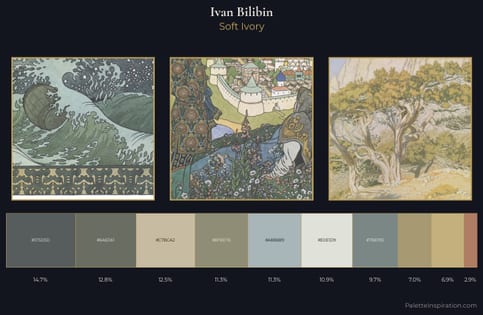 Ivan Bilibin Palette 6 - Soft Ivory