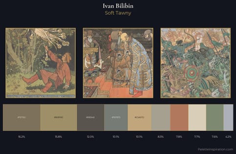 Ivan Bilibin Palette 9 - Soft Tawny