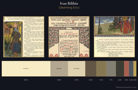 Ivan Bilibin Palette 10 - Gleaming Ecru