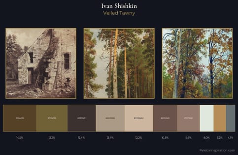 Ivan Shishkin Palette 5 - Veiled Tawny
