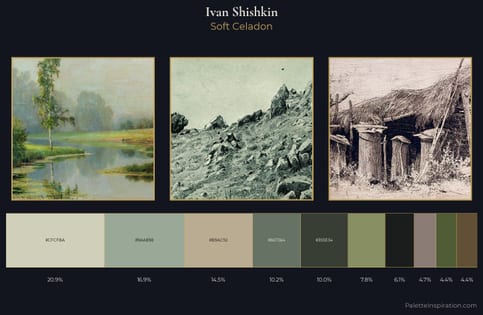 Ivan Shishkin Palette 7 - Soft Celadon