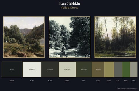Ivan Shishkin Palette 13 - Veiled Stone