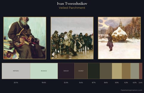 Ivan Tvorozhnikov Palette 2 - Veiled Parchment