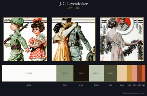 J. C. Leyendecker Palette 2 - Soft Ecru