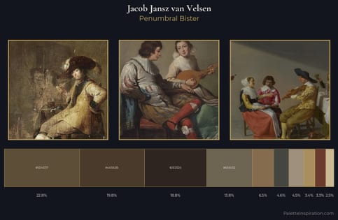 Jacob Jansz van Velsen Palette 2 - Penumbral Bister