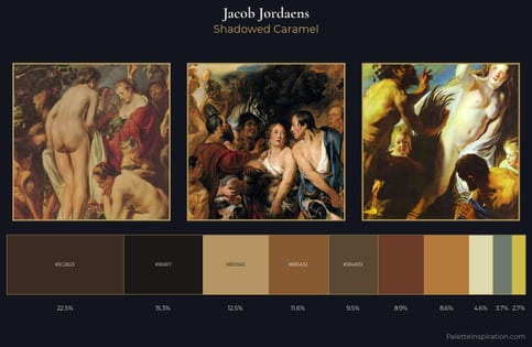 Jacob Jordaens Palette 4 - Shadowed Caramel