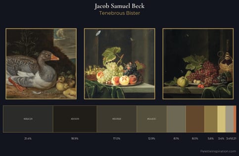 Jacob Samuel Beck Palette 4 - Tenebrous Bister