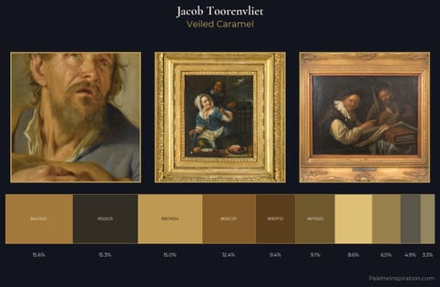 Jacob Toorenvliet Palette 1 - Veiled Caramel
