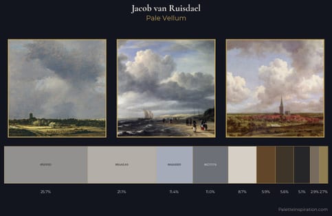 Jacob van Ruisdael Palette 3