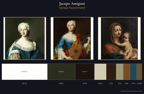 Jacopo Amigoni Palette 5 - Veiled Parchment