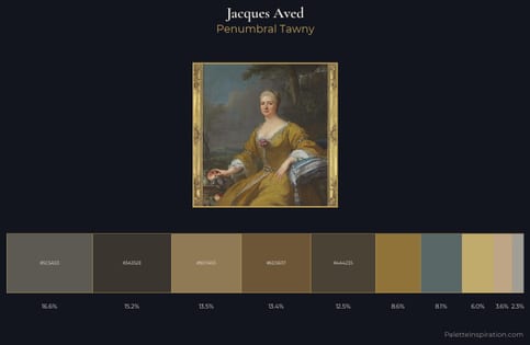 Jacques Aved Palette 1 - Penumbral Tawny