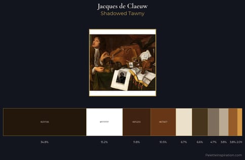 Jacques de Claeuw Palette 1 - Shadowed Tawny