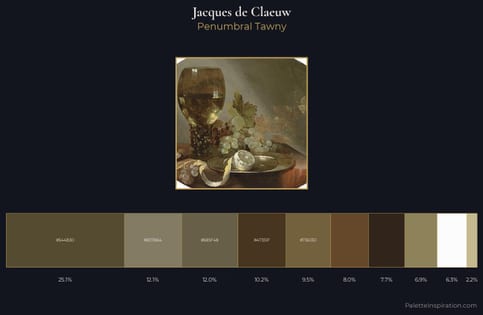 Jacques de Claeuw Palette 2 - Penumbral Tawny