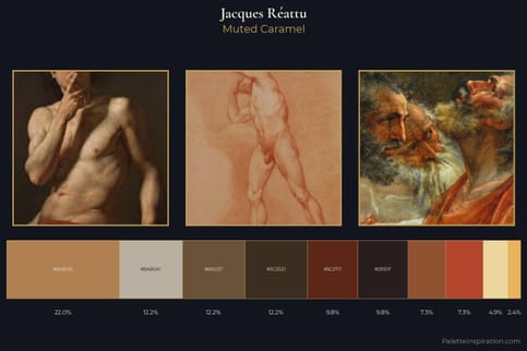 Jacques Réattu Master Palette - Muted Caramel