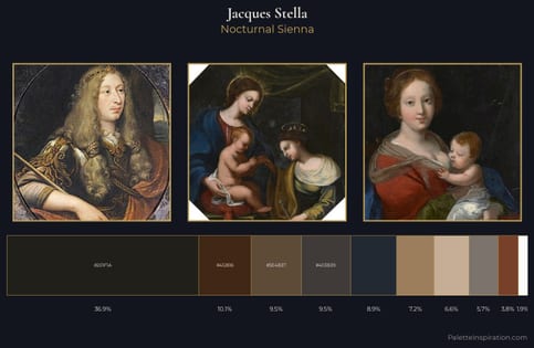Jacques Stella Palette 4 - Nocturnal Sienna
