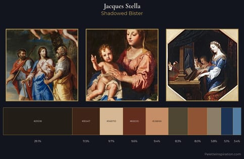 Jacques Stella Palette 6 - Shadowed Bister