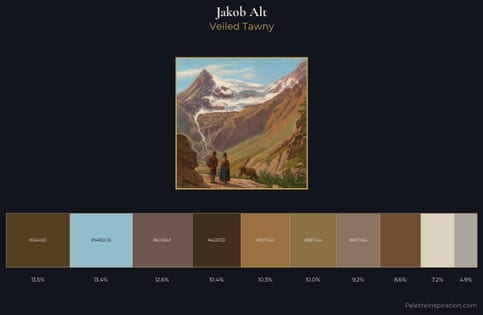 Jakob Alt Palette 2 - Veiled Tawny