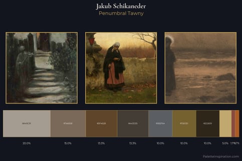 Jakub Schikaneder Master Palette