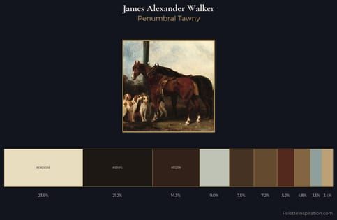 James Alexander Walker Palette 3 - Penumbral Tawny