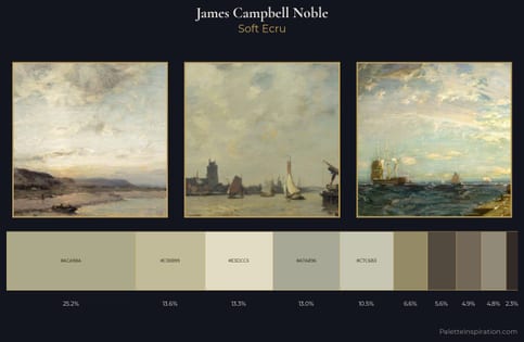 James Campbell Noble Palette 1 - Soft Ecru