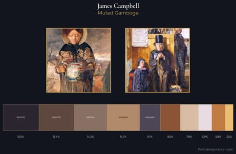 James Campbell Palette 2 - Muted Gamboge